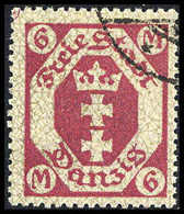 Gest. 6 Mk., Tadellos Gestplt., Sign. Infla.<br/><b>Katalogpreis: 200,-</b> (Michel: 109b) - Sonstige & Ohne Zuordnung