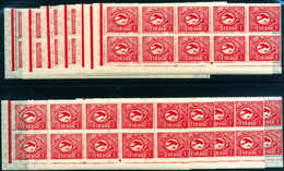 ** 250.000 Mk., Plf. I, 13 Tadellos Postfr. Exemplare In Eckrand-Zehnerblocks Mit Je Neun Normalmarken.<br/><b>Katalogpr - Other & Unclassified