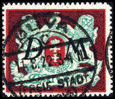 Gest. 5 Mk., Tadellos Mit Klarem Stempel OLIVA, Sign. Infla.<br/><b>Katalogpreis: 130,-</b> (Michel: 21X) - Altri & Non Classificati