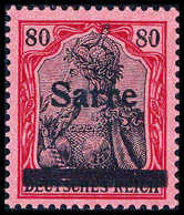 ** 80 Pfg., Type I, Tadellos Postfr., Fotoattest Braun BPP.<br/><b>Katalogpreis: 650,-</b> (Michel: 16I) - Sonstige & Ohne Zuordnung