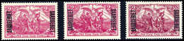 ** 2,50 Mk., Drei Farben, Tadellos Postfr., Sign. Ney BPP.<br/><b>Katalogpreis: 307,-</b> (Michel: 43a,c/d) - Sonstige & Ohne Zuordnung