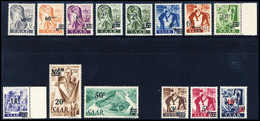 ** Urdruck, Tadellos Postfr. Serie, Doppelt Sign. Hoffmann BPP.<br/><b>Katalogpreis: 3.500,-</b> (Michel: 226/38ZI) - Altri & Non Classificati