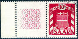 Gest. 10 C., Li. Mit Leerfeld, Tadellos Gestplt., Sign. Hoffmann BPP.<br/><b>Katalogpreis: 90,-</b> (Michel: 33L) - Altri & Non Classificati