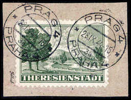 Briefst. Theresienstadt, Tadelloses, Besonders Schön Gestplt. Bfstk., Sign. Gilbert.<br/><b>Katalogpreis: 500,-</b> (Mic - Sonstige & Ohne Zuordnung