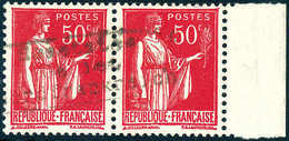 ** 50 C., Tadellos Postfr., Waagr. Bogenrandpaar, Sign.<br/><b>Katalogpreis: 300,-</b> (Michel: 2I) - Otros & Sin Clasificación