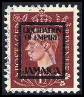 Gest. Jamaica 1½ P., Tadellos Gestplt.<br/><b>Katalogpreis: 140,-+</b> (Michel: 11IVd) - Altri & Non Classificati