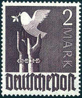 2 Mk., Abart: Druck Auf Vorder- Und Rückseite, Tadellos Postfrisch.<br/><b>Katalogpreis: 200,-</b> (Michel: 960DG) - Altri & Non Classificati