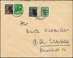 10 Und 50 Pfg. In Mischfrankatur Mit SBZ Maschinenaufdruck 2 Und 5 Pfg. Auf Ortsbrief Mit Stempel BERLIN NW 40 11/10 48  - Sonstige & Ohne Zuordnung