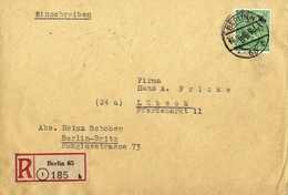Beleg 84 Pfg., EF Auf Tadellosem, Portoger. R-Brief Von Berlin.<br/><b>Katalogpreis: 240,-</b> (Michel: 16) - Sonstige & Ohne Zuordnung