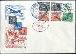 Bauten R1b/10 Pfg. Und Weitere Frankatur Auf Tadellosem, Illustr. FDC Mit ESST. Selten. (Michel: S3) - Other & Unclassified