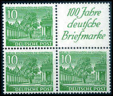 ** Bauten 10/R1b, Tadellos Postfr. Mit Zwei Weiteren 10-Pfg.-Marken.<br/><b>Katalogpreis: 420,-</b> (Michel: W11) - Other & Unclassified