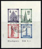 Gest. Freiburg-Block, Abart IV, Tadellos Mit Gefälligkeitsstpl., Fotobefund Straub BPP.<br/><b>Katalogpreis: (750,-)</b> - Autres & Non Classés