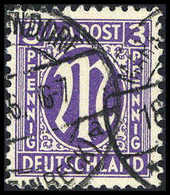 Gest. 3 Pfg., Tadellos Gestplt., Sign. Hettler BPP.<br/><b>Katalogpreis: 120,-</b> (Michel: 17bCz) - Sonstige & Ohne Zuordnung