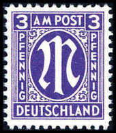 ** 3 Pfg., Tadellos Postfr., Fotoattest Hettler BPP.<br/><b>Katalogpreis: 500,-</b> (Michel: 17bDz) - Sonstige & Ohne Zuordnung