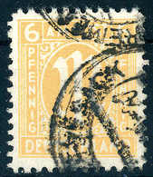 Gest. 6 Pfg., Plf. XXII, Tadellos Gestplt.<br/><b>Katalogpreis: 350,-</b> (Michel: 20XXII) - Sonstige & Ohne Zuordnung