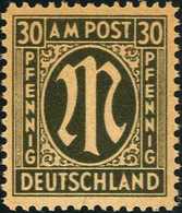 ** 30 Pfg., Probedruck Auf Papier Y, Tadellos Postfr., Fotobefund Schlegel BPP.<br/><b>Katalogpreis: 450,-</b> (Michel:  - Sonstige & Ohne Zuordnung