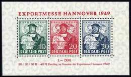 ** Hannovermesse-Block, Tadellos Postfr., Sign. Schlegel BPP.<br/><b>Katalogpreis: 700,-</b> (Michel: Bl.1c) - Altri & Non Classificati