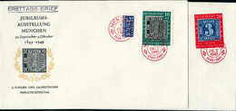 Beleg Tag Der Briefmarke, Serie Auf Drei Tadellosen Blankobriefen Mit Je Roten SST.<br/><b>Katalogpreis: 140,-</b> (Mich - Other & Unclassified