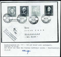 Wohlfahrt, Serie (30 Pfg. Kl. Beanstdg.) Auf Frischem R-FDC Von Kirchheim, Befundkopie Schlegel BPP.<br/><b>Katalogpreis - Other & Unclassified