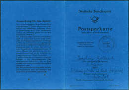Beleg 1952, Postsparkarte Mit Stempel REINBEK 4/11 52, Innen Aufgeklebt Posthorn 10, 20(2) Und 40-90 Pfg. Sehr Seltenes  - Other & Unclassified