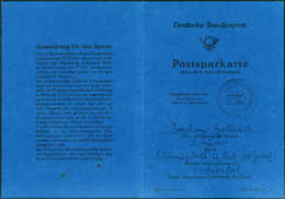 Beleg 1952, Postsparkarte Mit Stempel REINBEK 4/11 52, Innen Aufgeklebt Posthorn 10, 20(2) Und 40-90 Pfg. Sehr Seltenes  - Andere & Zonder Classificatie