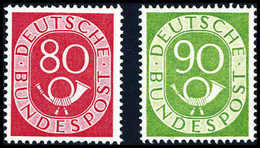 O. Gummi 80 Und 90 Pfg., Tadellos Ungebr. O.G.<br/><b>Katalogpreis: (380,-)</b> (Michel: 137/38) - Autres & Non Classés