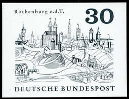 Rothenburg A.d.T., Foto-Proof In ähnlicher Zeichnung Wie Bei Der Endgültigen Fassung. (Michel: 603Essay) - Sonstige & Ohne Zuordnung