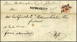 Beleg ÖSTERREICH - 3 Kr.(2), 6 Und 9 Kr., Vier Briefe Mit Teils Besseren Abstempelungen Sowie Plattenfehler. - Other & Unclassified