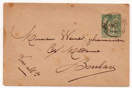 Entier Postal 5c Type Sage Saint-Dié Des Vosges 189? - Standaardomslagen En TSC (Voor 1995)