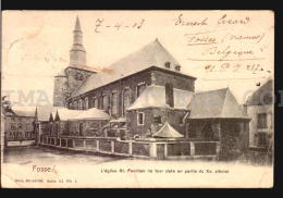 FOSSES L'EGLISE ST. FEUILLIEN Circulee Sud America Original Ca1900 POSTCARD CPA (W4_3847) - Fosses-la-Ville