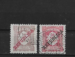 Portugal Yv. Taxe 16 Et 19 O. - Used Stamps