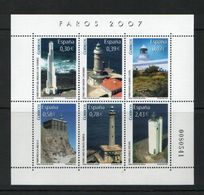 2007 España. Hojita Faros - Spain  Minisheet Lighthouses MNH - 2001-10 Ungebraucht