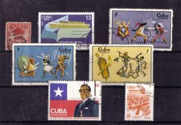 LOT DE TIMBRES OBLITERE - Colecciones & Series