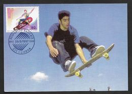 Portugal Skateboard Sports Extrêmes Carte Maximum 1997 Skate Extreme Sports Maxicard - Skateboard