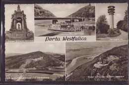 Porta Westfalica - S/w Mehrbildkarte 2 - Porta Westfalica