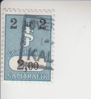 Zweden Spoorwegel Statens Järnvägar S.J. 14 Gestempeld - Local Post Stamps