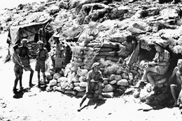 WW2  -Postes De Combat Britanniques à Tobrouk En Avril 1941 - - 1939-45