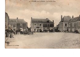 Luché   La Grande Place  Année 1918 Dos Divisé écrite - Luche Pringe