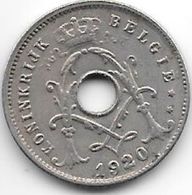 Belguim 5 Centimes 1920/10  Dutch      Vf+ - 5 Cent