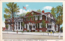 Virginia Richmond Home Of Chief Justice Marshall Curteich - Richmond