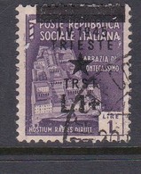 Venezia Giulia And Istria 1945 Yugoslav Trieste Occupation S6 1l On 1lira Violet Used Overprinted Shifted Up - Jugoslawische Bes.: Triest