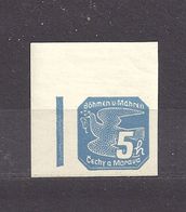 Bohemia & Moravia Böhmen Und Mähren 1939 MNH ** Mi 43 Sc P2 Zeitungsmarken I., Newspaper Stamps I. - Nuovi