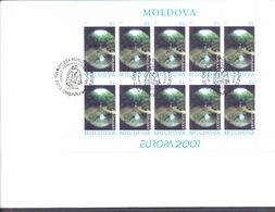 2001. Europa 2001, FDC With Sheetlet, Mint/** - 2001