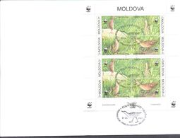 2001.   WWF, Birds,  FDC With Sheetlet, Mint/** - FDC