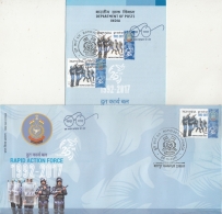 India  1998  Police  Rapid Action Force  KANPUR  FDC  #  07628   D  Inde Indien - Police - Gendarmerie