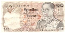 Billets > Thaïlande  > Année  ??  > Valeur 10 - Thailand