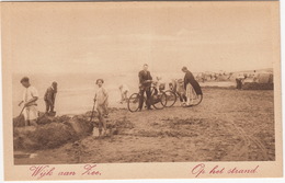 Wijk Aan Zee - Op Het Strand  - (Fietsen, Kuilen Graven, Kinderen) - (Noord-Holland) - Wijk Aan Zee