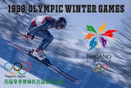 T88-1998 ]     1998 Nagano, Japan   Olympic Winter Games , China Pre-paid Card, Postal Statioery - Winter 1998: Nagano