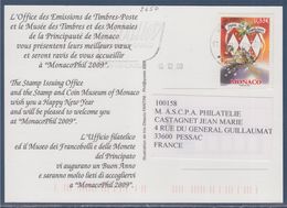 = Carte Postale Monacophil 2009 N°2650 16.12.2008 - Cartas & Documentos