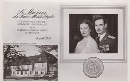 FAMILLE DUCALE DE LUXEMBOURG--MARIAGE - Grossherzogliche Familie